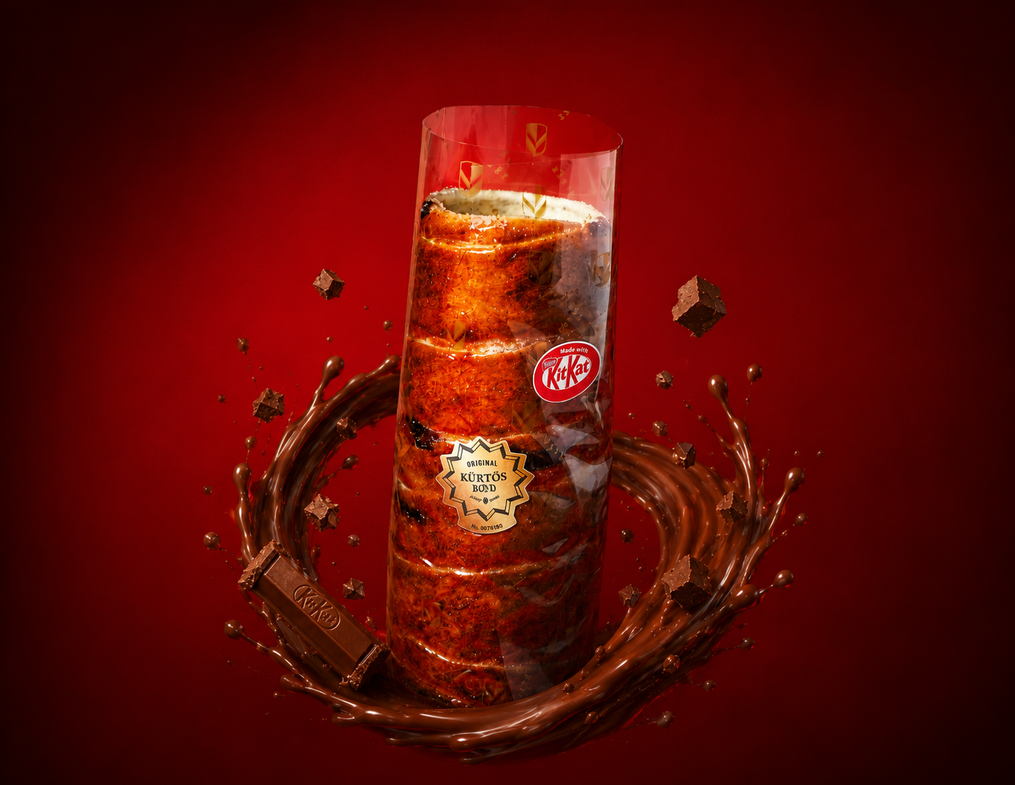 CRUNCHY KÜRTŐSBON KRÉMES TÖLTELÉKKEL MADE WITH KITKAT® SPREAD