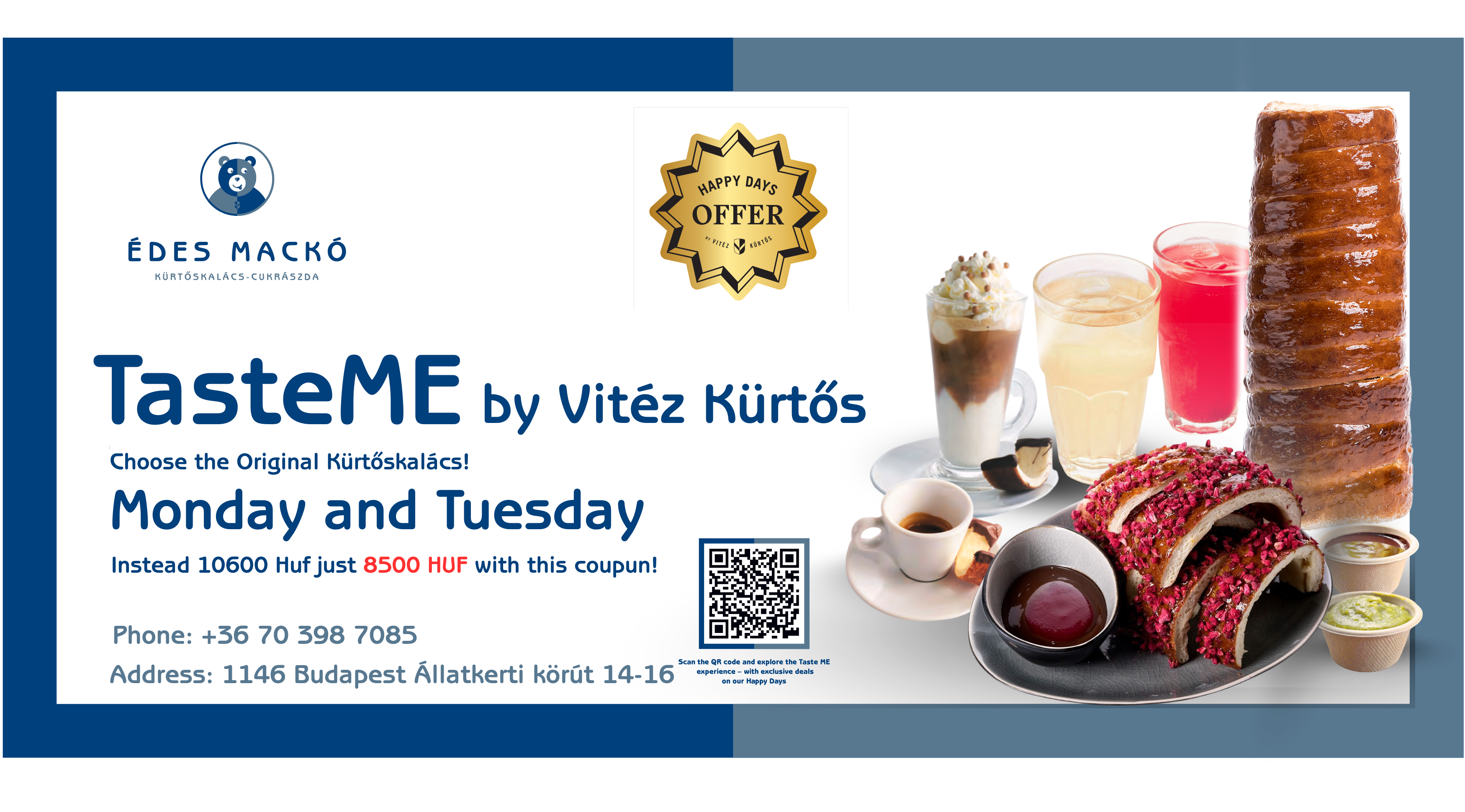 Happy Days Offer Chimney cake