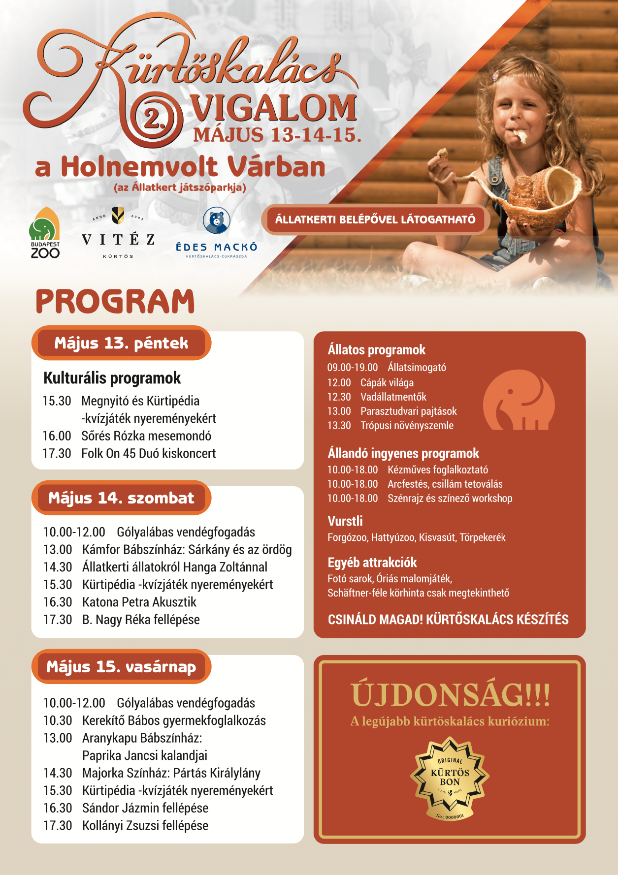 2. Kürtőskalács Vigalom program
