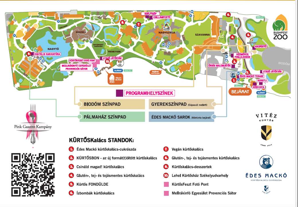 12 Kurtoskalacs Fesztival terkep