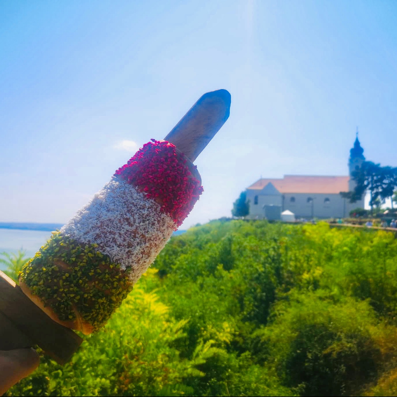 nemzeti színű kürtőskalács